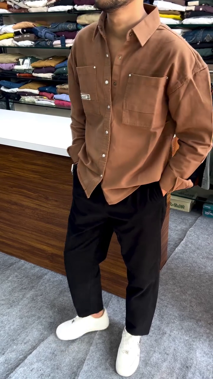 Classic Slim Fit Satin Formal Shirt