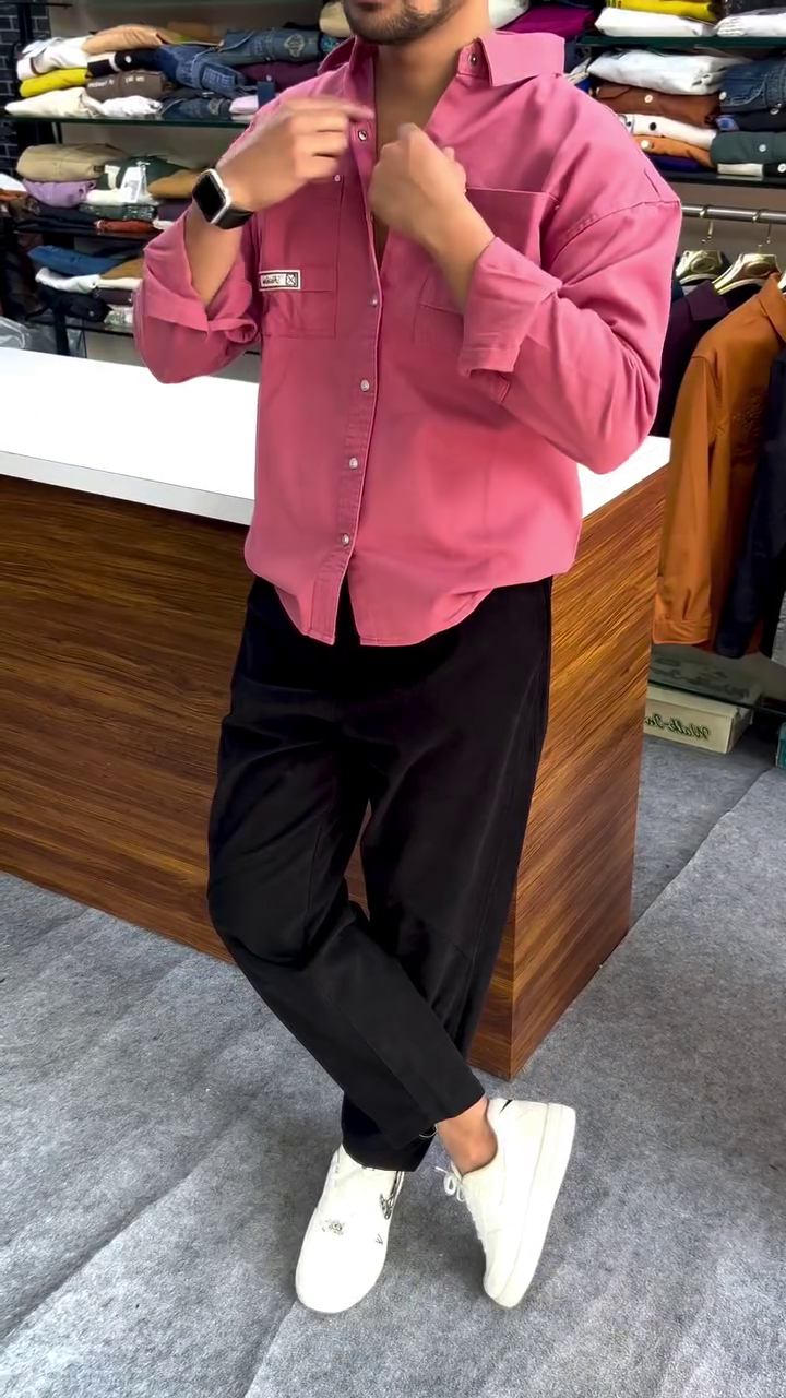 Classic Slim Fit Satin Formal Shirt