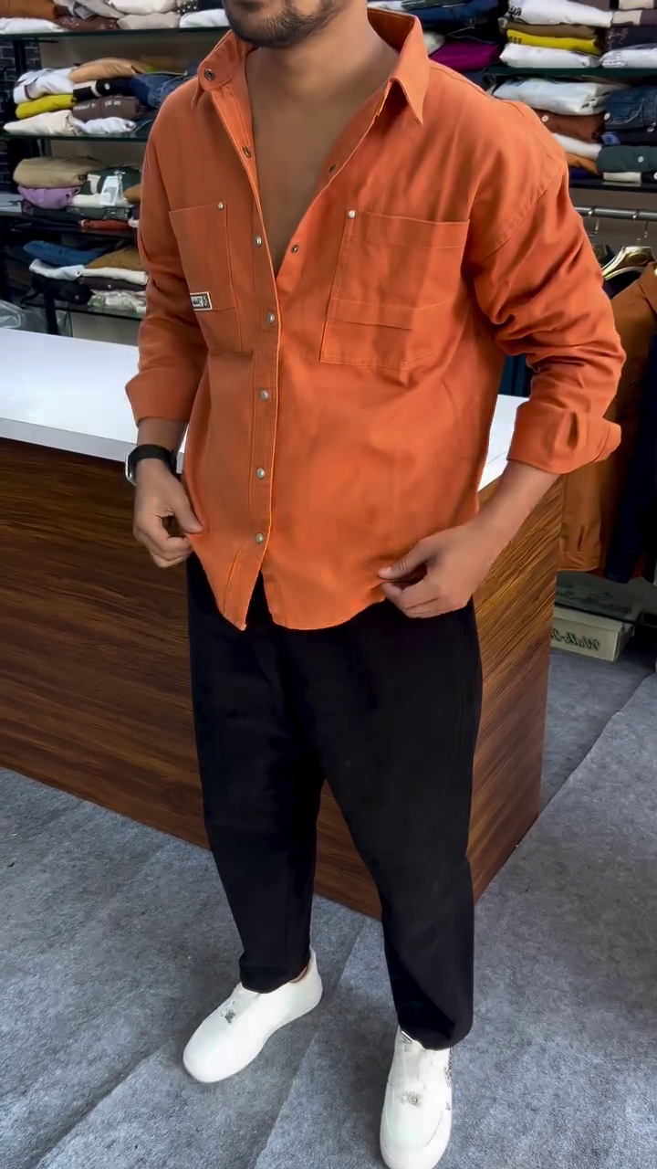 Classic Slim Fit Satin Formal Shirt