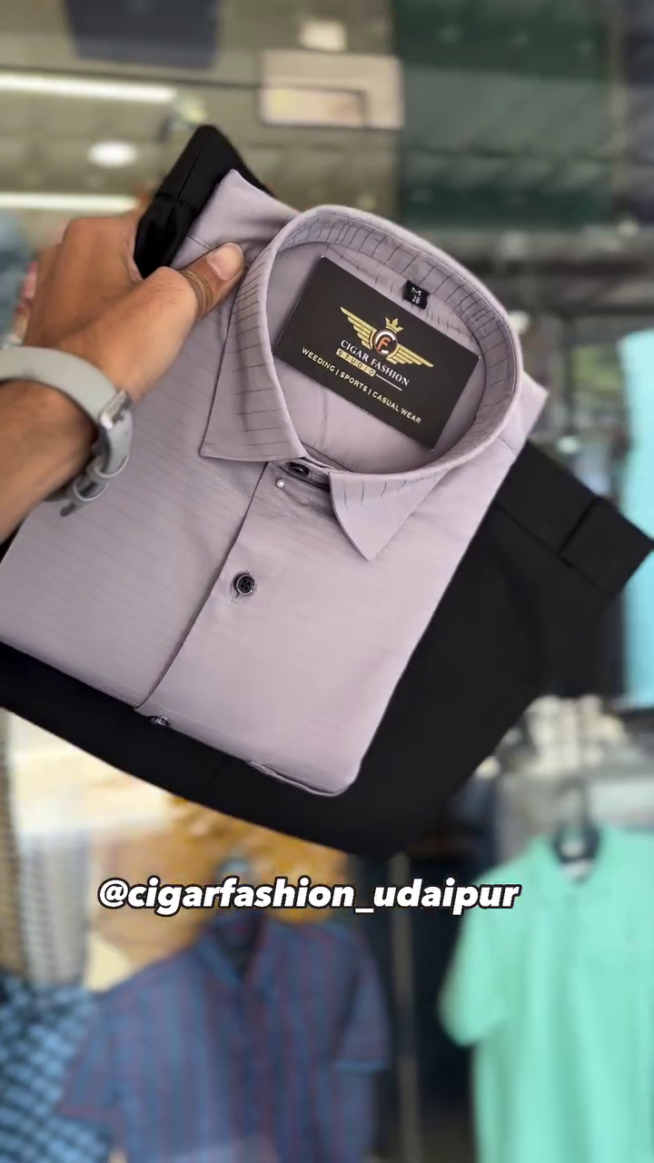 Men Solid Casual Black Shirt