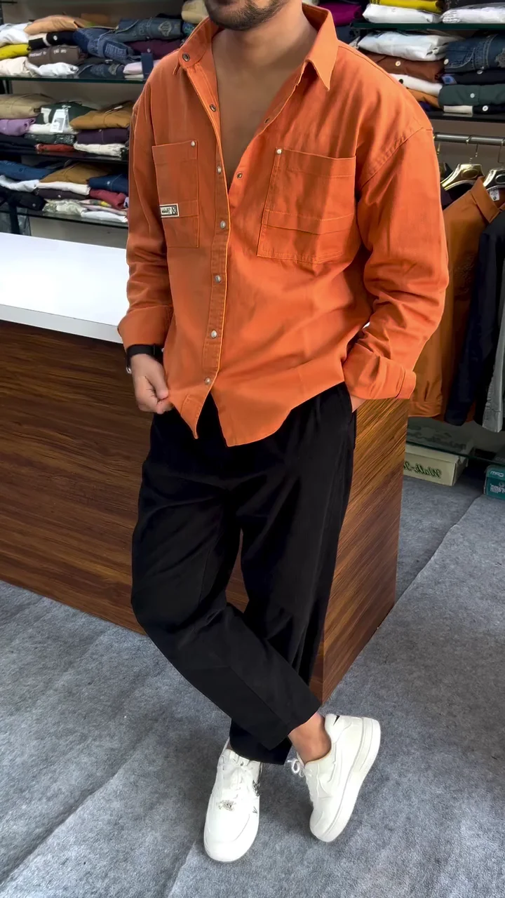 Classic Slim Fit Satin Formal Shirt