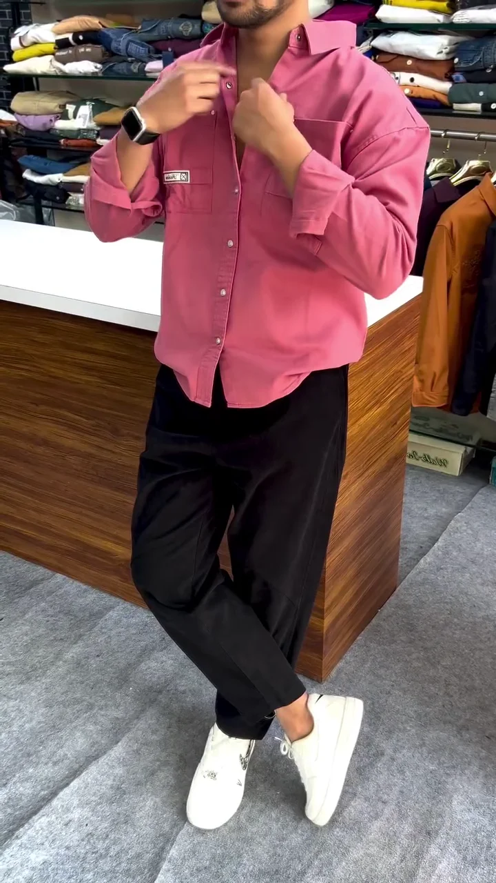 Classic Slim Fit Satin Formal Shirt