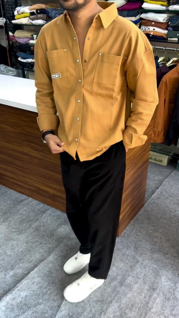 Classic Slim Fit Satin Formal Shirt